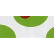 Novelty Strong Band Pre-Printed Green Half Circles Wristband